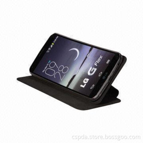 Hot Selling Super Slim Back Standing PU Leather Case for LG Flex